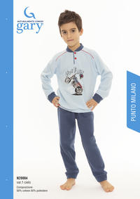 BOY'S PAJAMA M/L N30084 Tellini S.r.l. Wholesale Clothing